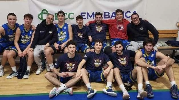 La squadra dell’Union Basket La squadra dell’Union Basket