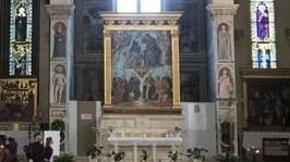 A San Gimignano nella chiesa di Sant’Agostino c’è un affresco che aspetta da tempo il. restauro