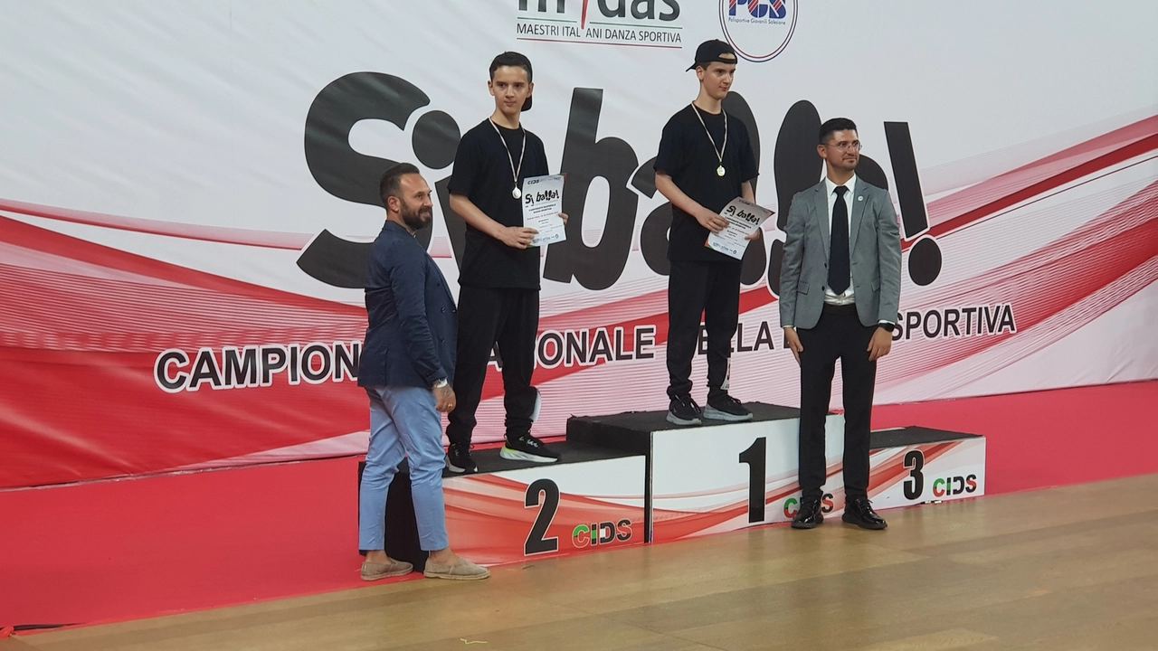 I due fratelli sul podio alle Nazionali I due fratelli sul podio alle Nazionali