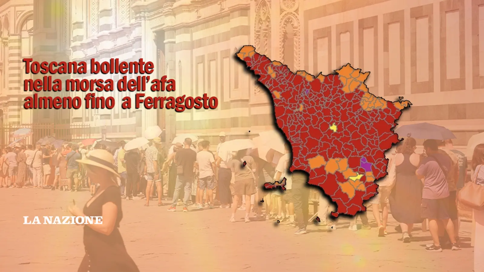 Per quanti giorni durerà questo caldo infernale in Toscana? C’è una data per la svolta