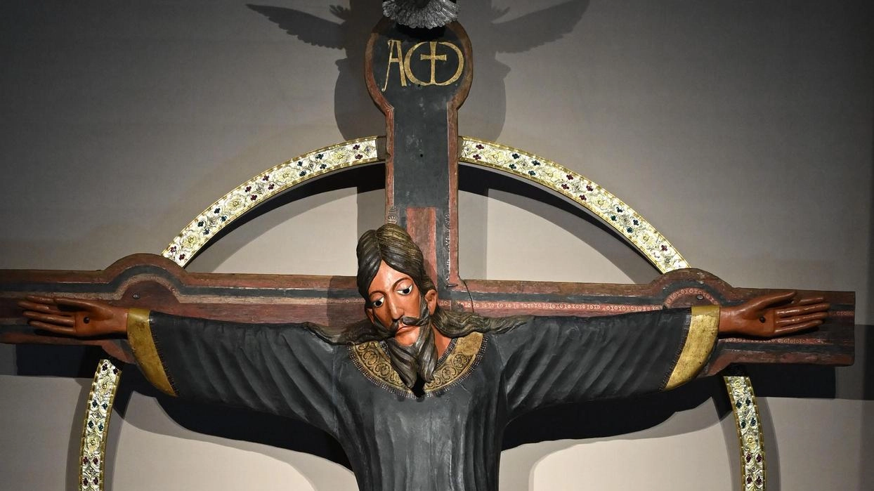 Il Volto Santo come appare oggi, dopo il lungo restauro (foto Alcide)