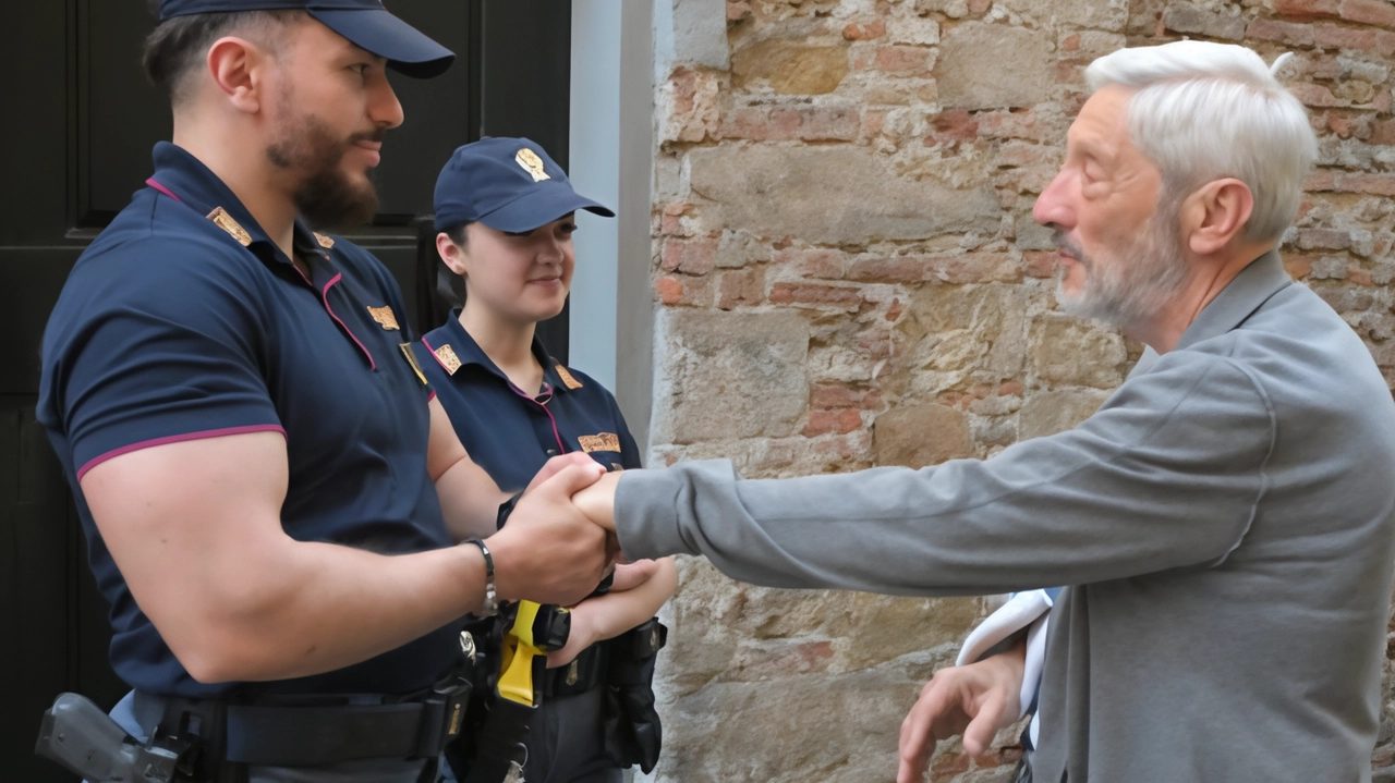 L’uomo aggredito da tre ragazzini che per derubarlo del borsello lo avevano colpito con una coltellata ha scritto una lettera al questore Giobbi per dire grazie agli agenti intervenuti e ai soccorritori. L’uomo aggredito da tre ragazzini che per derubarlo del borsello lo avevano colpito con una coltellata ha scritto una lettera al questore Giobbi per dire grazie agli agenti intervenuti e ai soccorritori.