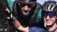 Duccio Marsili con Carburo nel 2023 durante la sfida di velocità ad Ampugnano