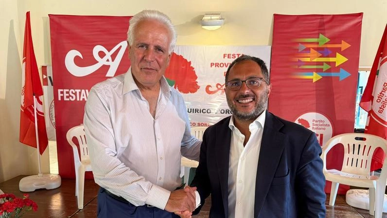 Il presidente ricandidato della Regione Eugenio Giani con Enzo Maraio, segretario nazionale Psi, alla Festa provinciale de L’Avanti a San Quirico d’Orcia Il presidente ricandidato della Regione Eugenio Giani con Enzo Maraio, segretario nazionale Psi, alla Festa provinciale de L’Avanti a San Quirico d’Orcia
