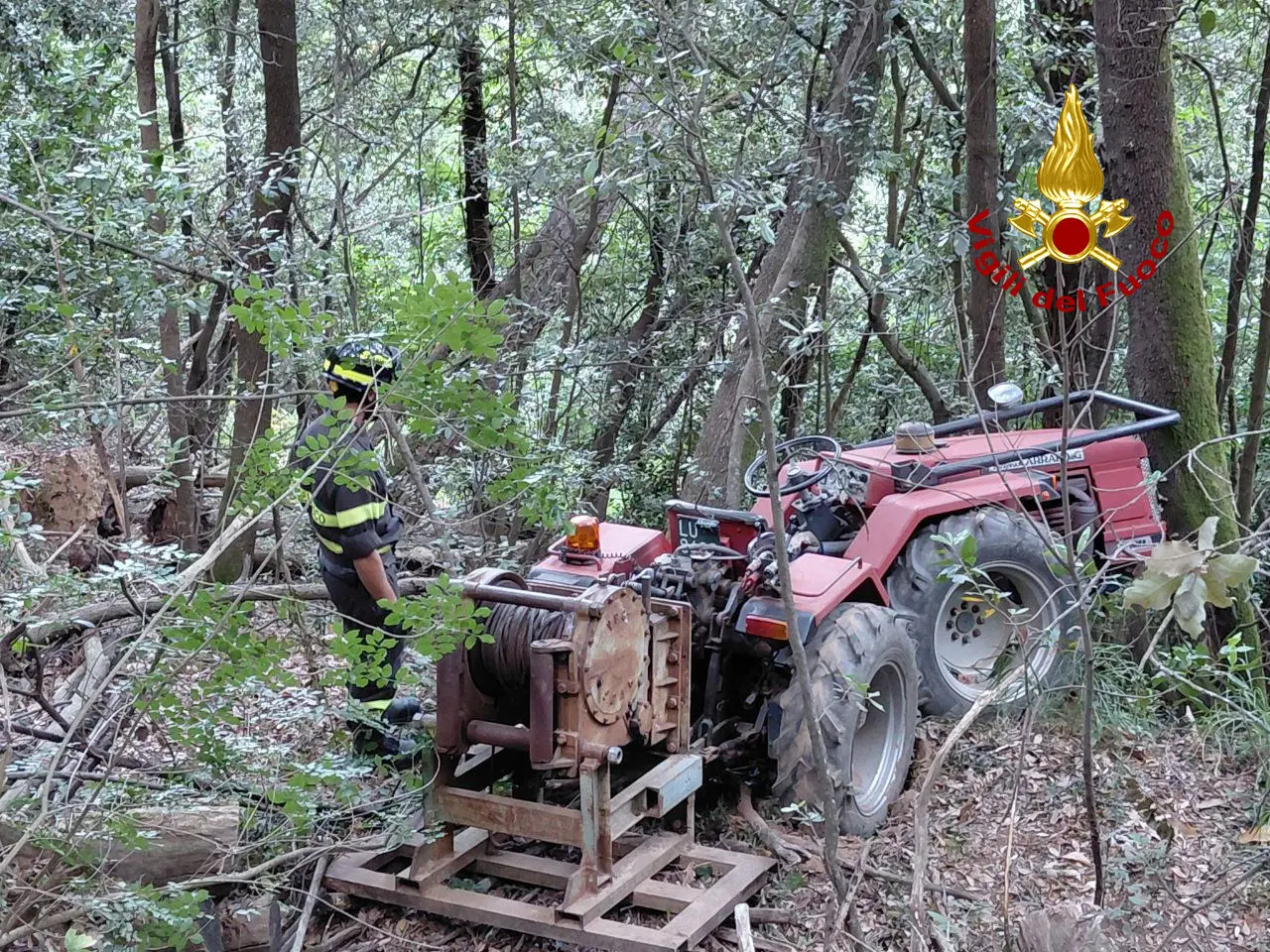 Muore travolto dal trattore: tragedia nel bosco, inutili i soccorsi