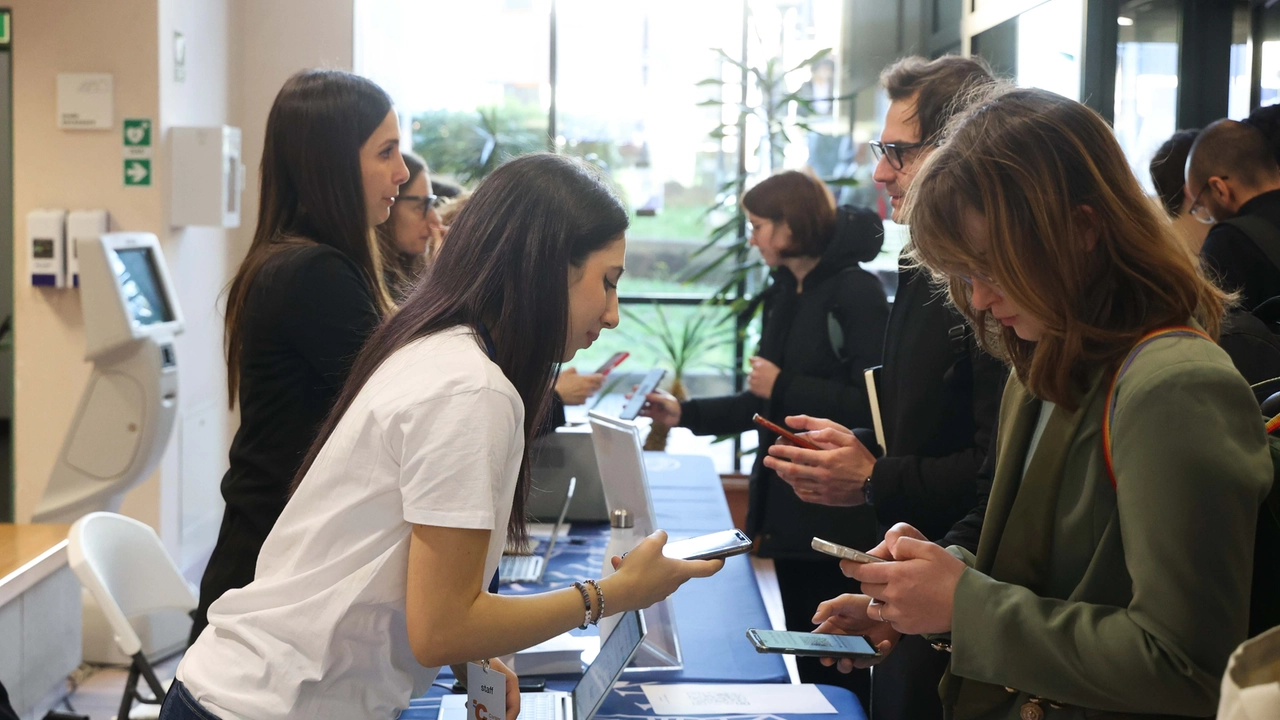 PRESSPHOTO Firenze, Campus Morgagni, Career Day. Studio, lavoro, UNIFI Giuseppe Cabras/New Press Photo PRESSPHOTO Firenze, Campus Morgagni, Career Day. Studio, lavoro, UNIFI Giuseppe Cabras/New Press Photo