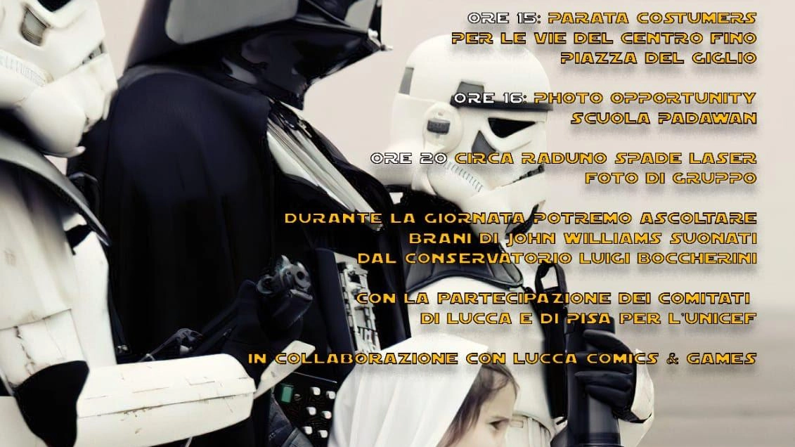 Star Wars Day. Il 4 maggio festa in piazza