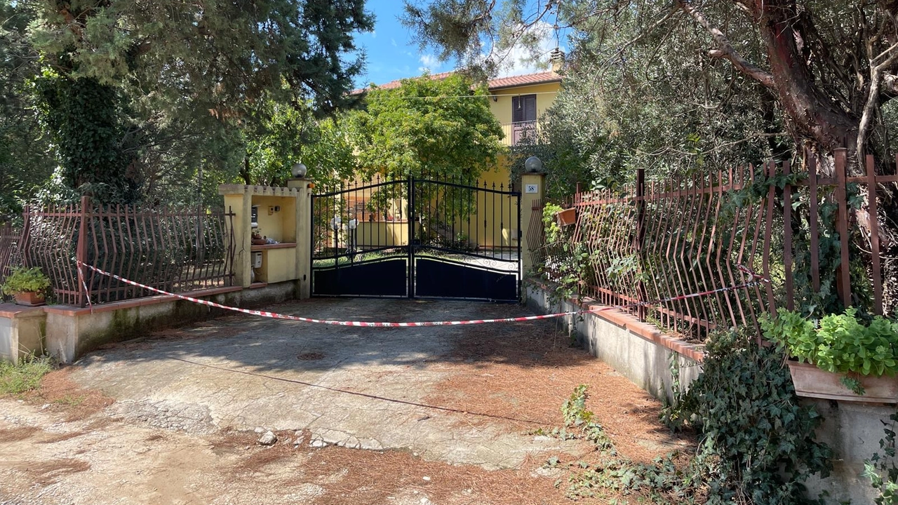 La villetta dov'è stato trovato morto l'ex finanziere Andrea Fiorelli La villetta dov'è stato trovato morto l'ex finanziere Andrea Fiorelli