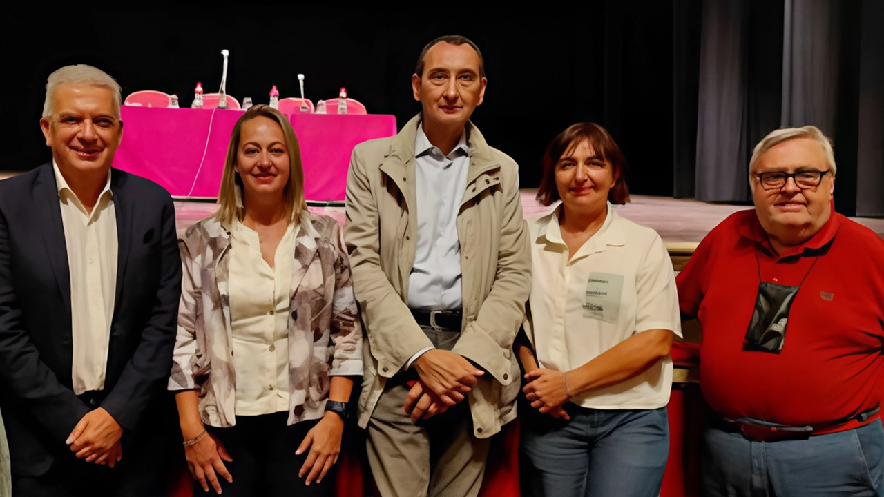 Giunta, presidente Picciolini e rappresentanti Persio Flacco e Fondazione Sipario