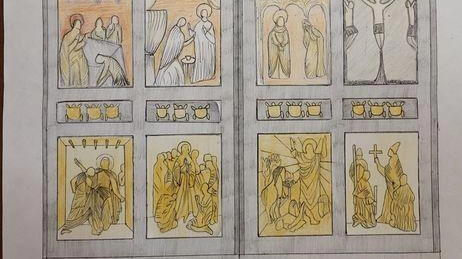 La bellissima Porta Santa realizzata da Consorti La bellissima Porta Santa realizzata da Consorti