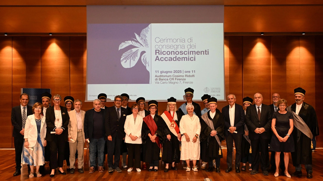 La cerimonia dell'Università di Firenze La cerimonia dell'Università di Firenze