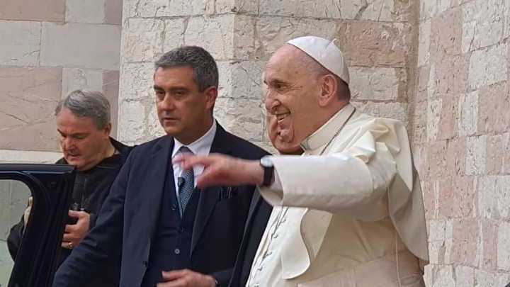 Papa Francesco ad Assisi