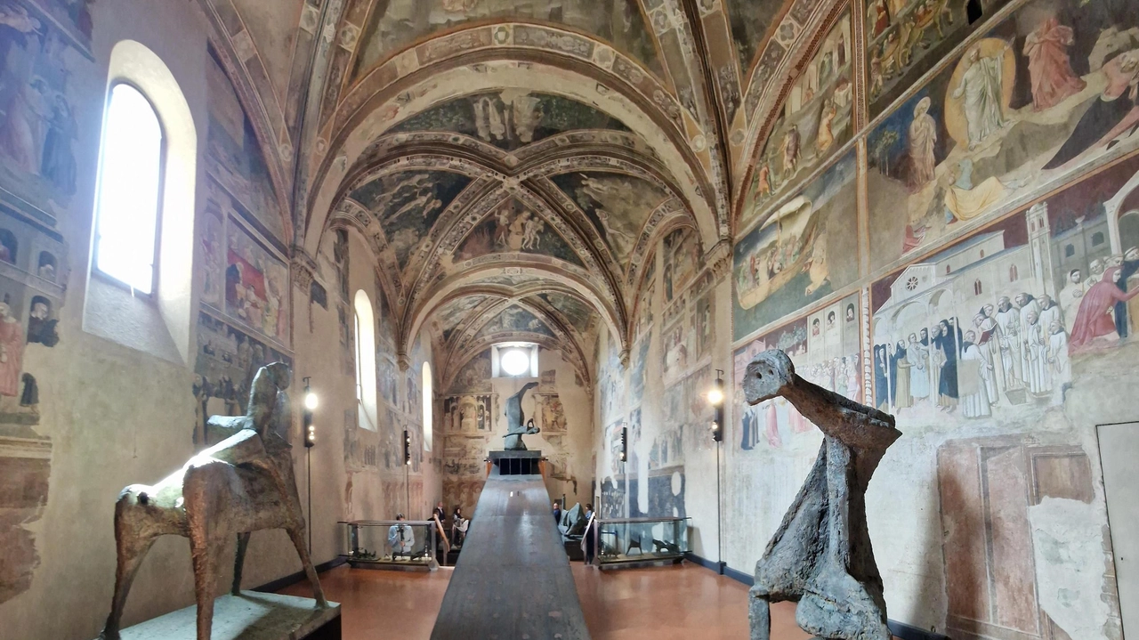 Le opere di Marino al palazzo del Tau Le opere di Marino al palazzo del Tau