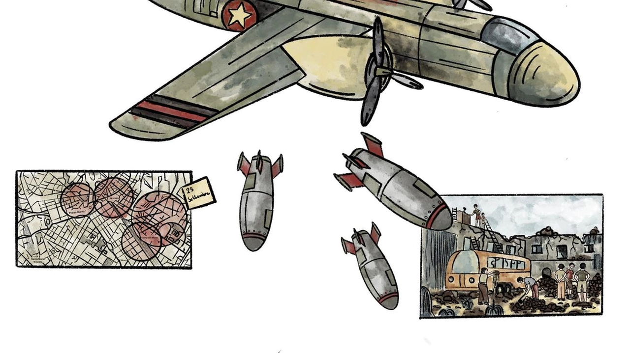 Dal bombardamento di Campo di Marte all’addio alle formazioni partigiane. Le tavole disegnate dagli studenti di Belle arti diventeranno un graphic novel. Dal bombardamento di Campo di Marte all’addio alle formazioni partigiane. Le tavole disegnate dagli studenti di Belle arti diventeranno un graphic novel.