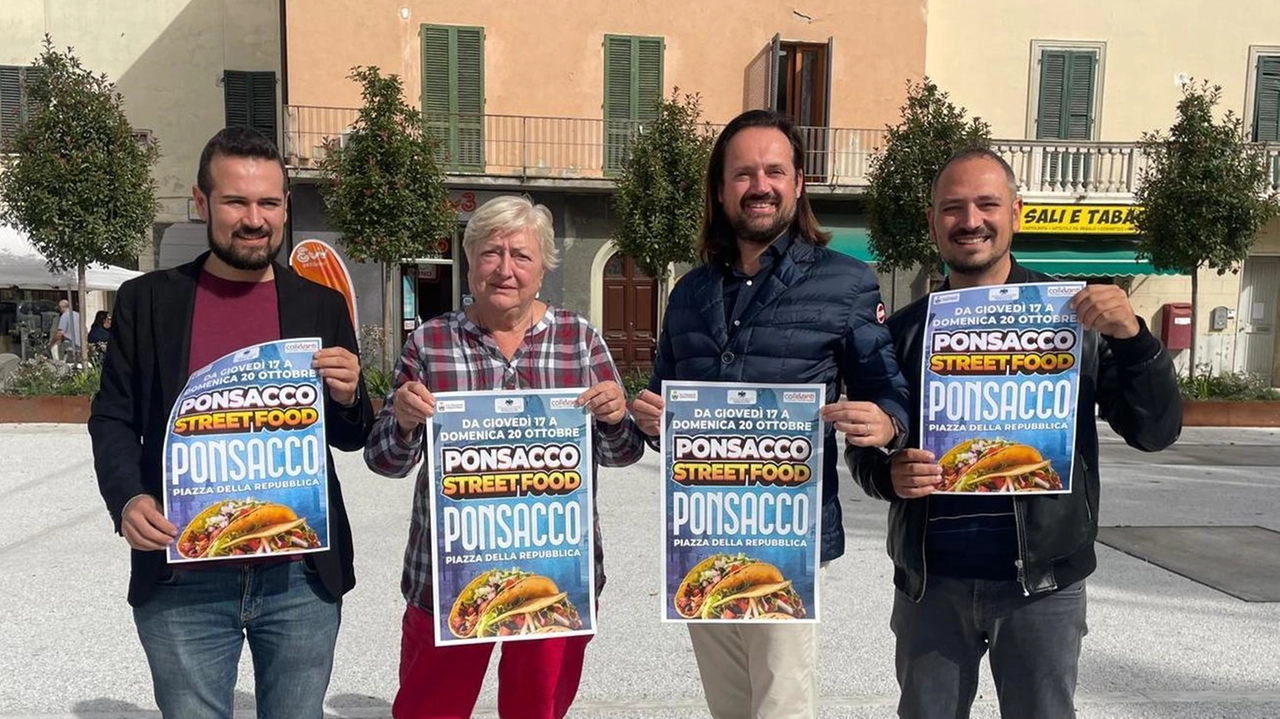 La presentazione del programma di Ponsacco street food che aprirà domani per concludersi domenica La presentazione del programma di Ponsacco street food che aprirà domani per concludersi domenica