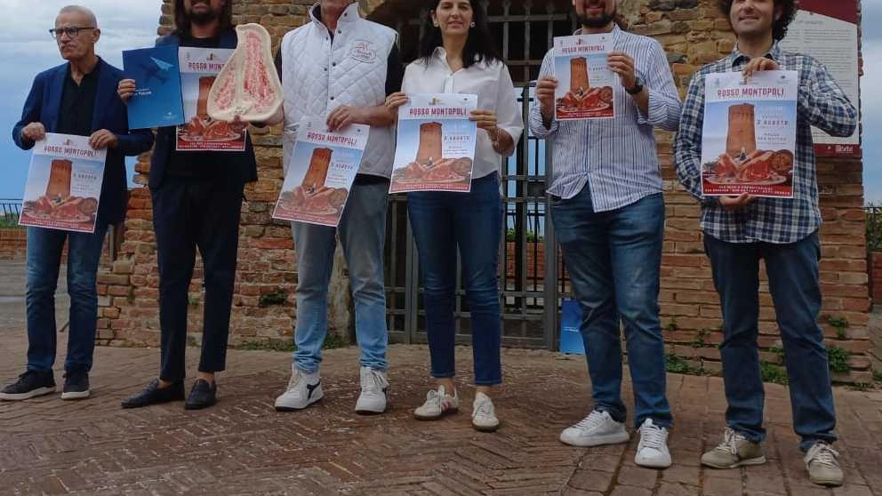 Rosso Montopoli: da sinistra l’assessore Gabbanini, Simonelli, Marianelli, la sindaca Vanni, Favilli e l’assessore Marino Rosso Montopoli: da sinistra l’assessore Gabbanini, Simonelli, Marianelli, la sindaca Vanni, Favilli e l’assessore Marino
