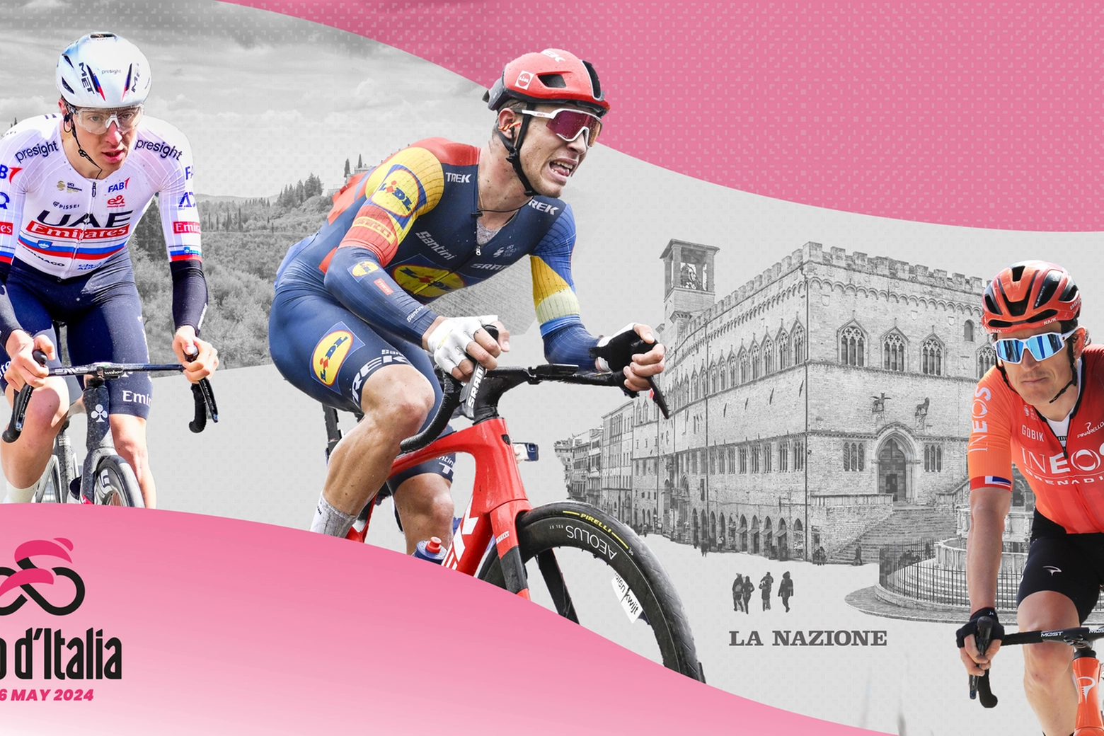 Il Giro d'Italia abbraccia Toscana, Umbria e Liguria