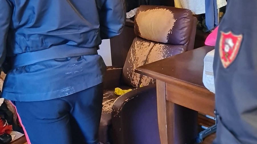 I Carabinieri durante il sopralluogo