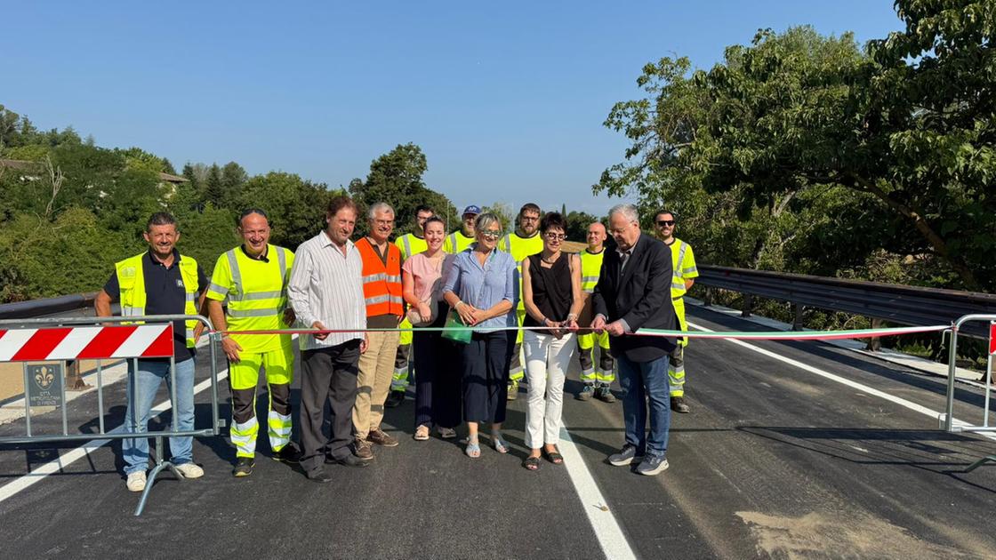 Mugello, ecco il nuovo ponte alla Brocchi. Ultimi ritocchi e addio semaforo