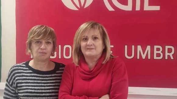 La segretaria generale della Cgil Umbria, Rita Paggio, e la responsabile delle politiche di genere della Cgil Umbria, Stefania Cardinali La segretaria generale della Cgil Umbria, Rita Paggio, e la responsabile delle politiche di genere della Cgil Umbria, Stefania Cardinali