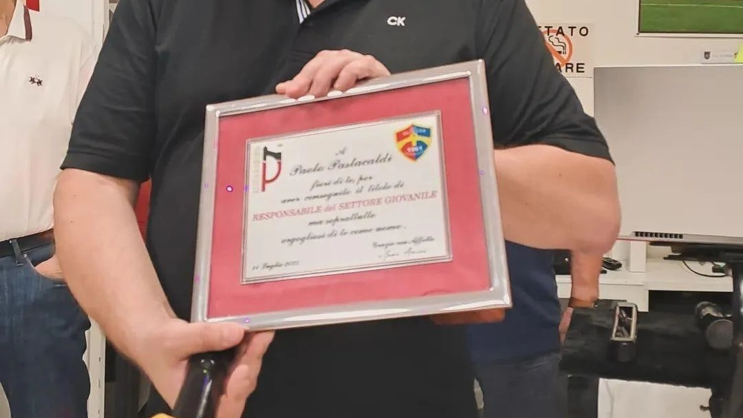 Paolo Pastacaldi ha. conseguito il diploma di responsabile del settore giovanile