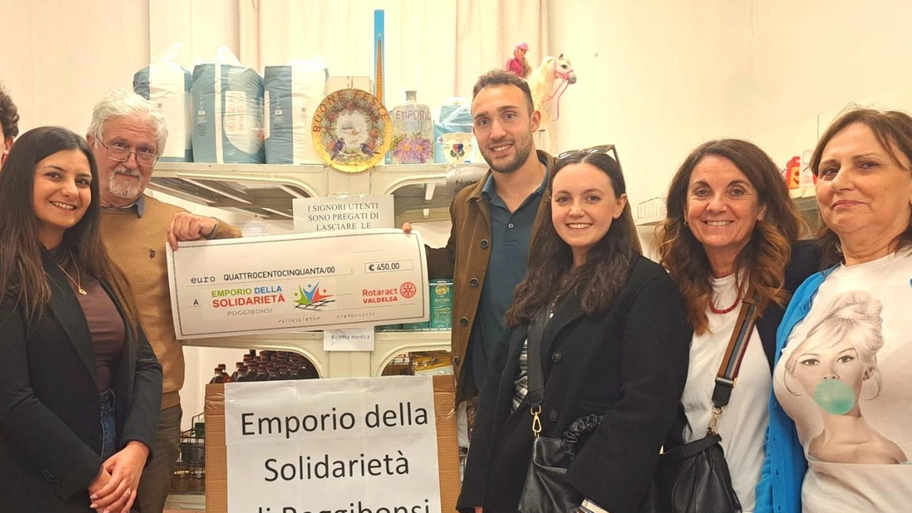Giovani del Rotaract al fianco a Poggibonsi dell’Emporio della Solidarietà. Un patto per i più fragili
