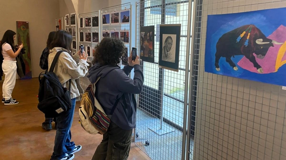 Alcuni studenti del Liceo Passaglia