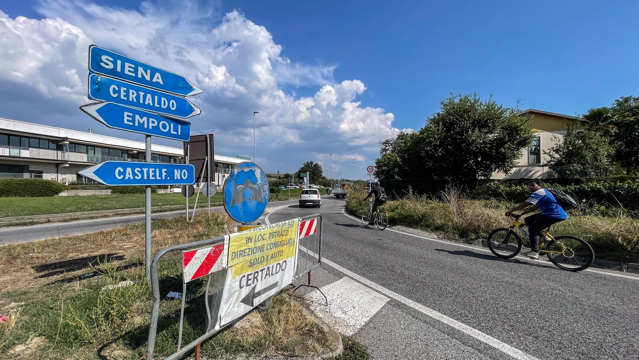 Il tratto chiuso della 429 Il tratto chiuso della 429