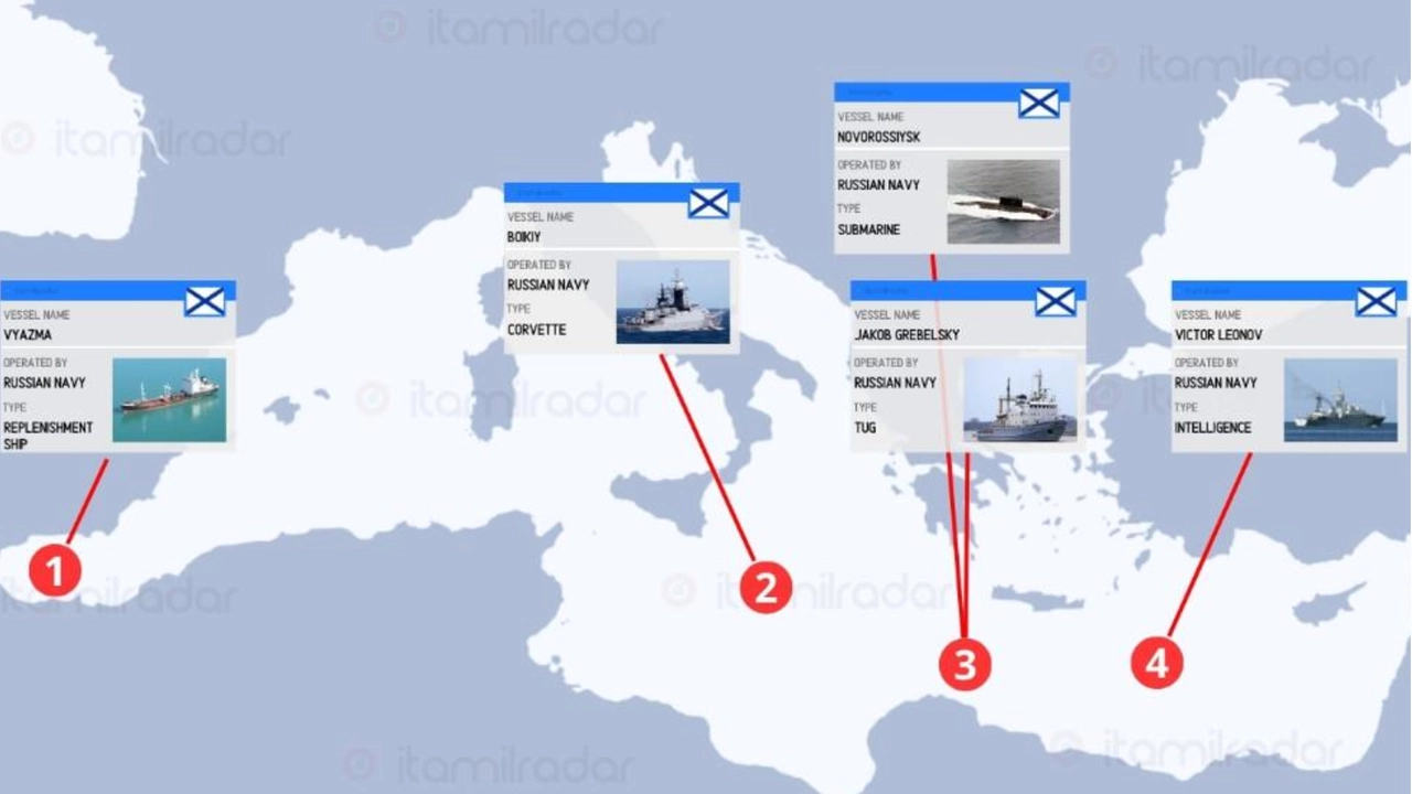 Navi russe nel Mediterraneo, da Sigonella decollano i P-72A. Cosa succede davvero
