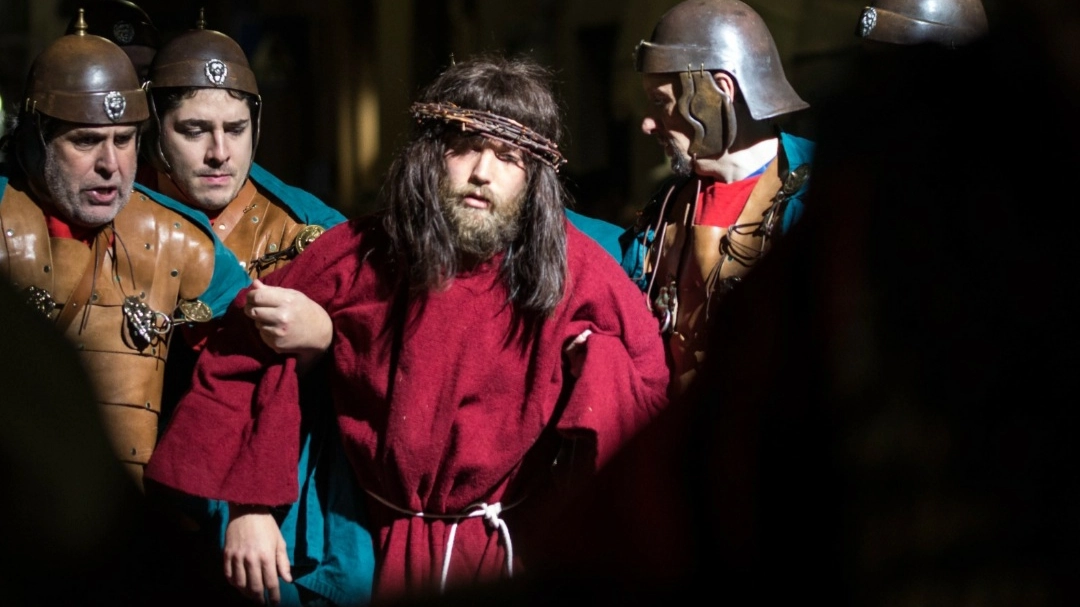 Rievocazione di Grassina, via alla settimana di iniziative: un momento della Via Crucis in una passata edizione
