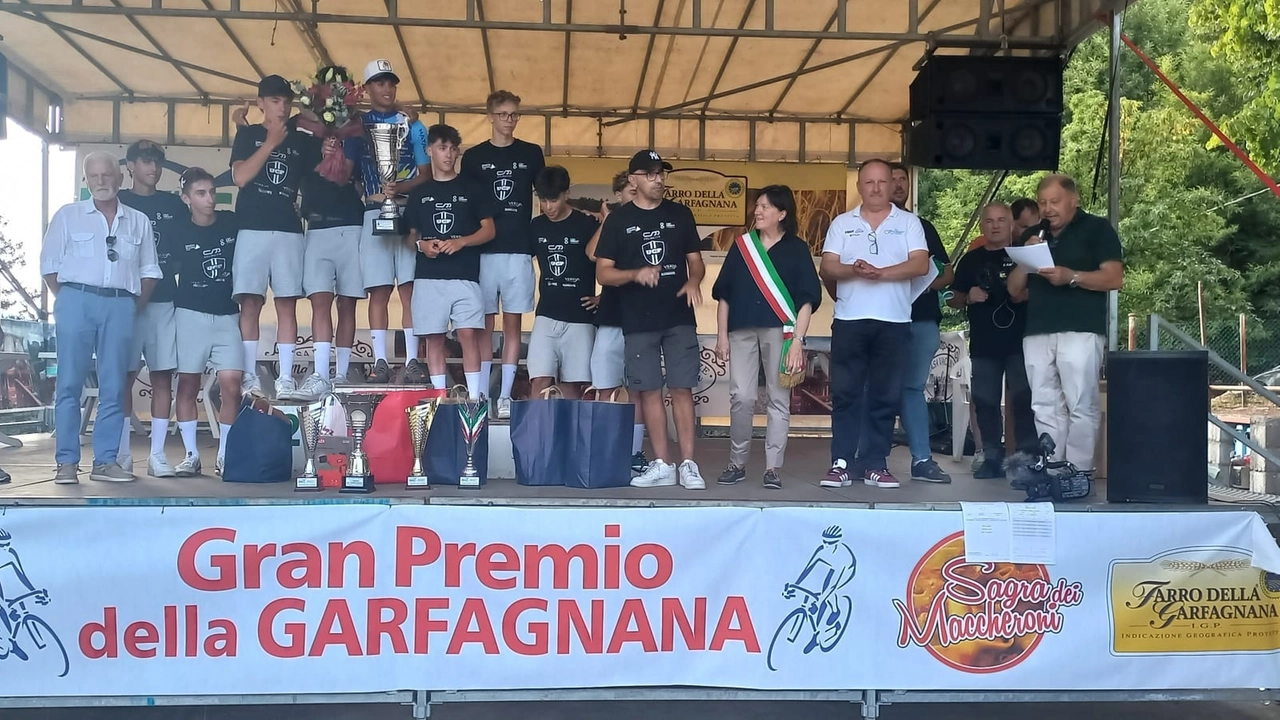 La premiazione del Gp Garfagnana