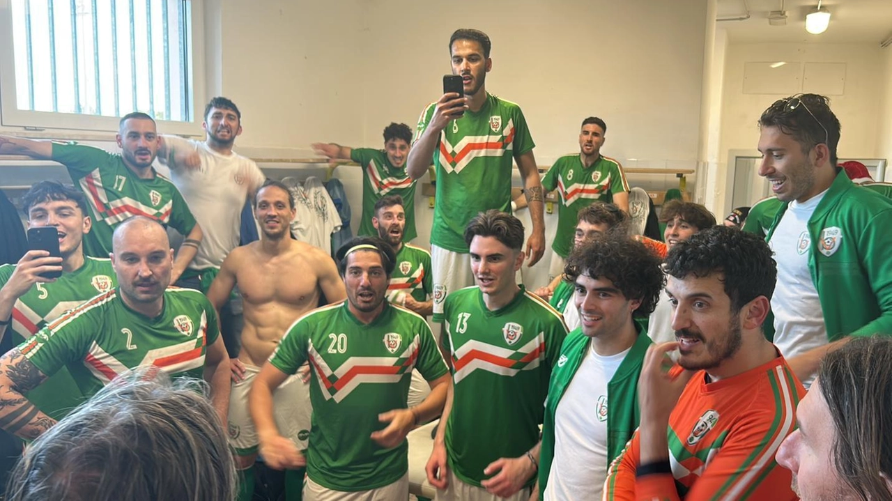 La festa della Virtus Bottegone per la conquista della Seconda La festa della Virtus Bottegone per la conquista della Seconda