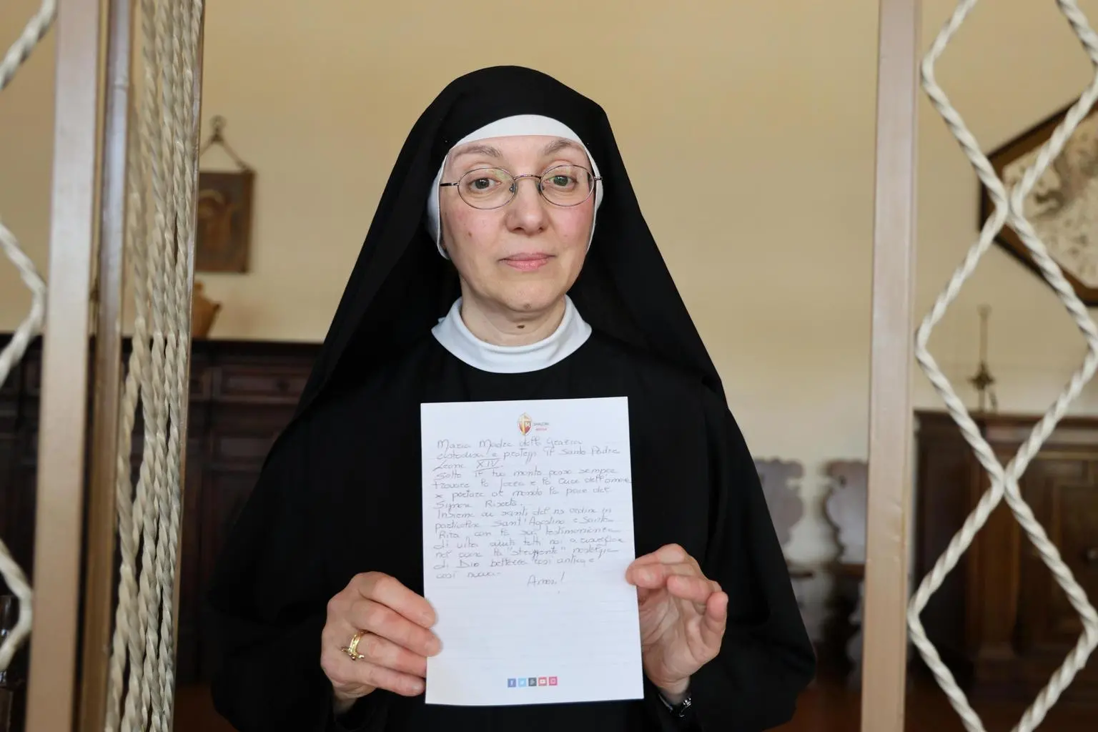 Preghiera dedicata a Papa Leone. Dalle suore del Monastero di Cascia