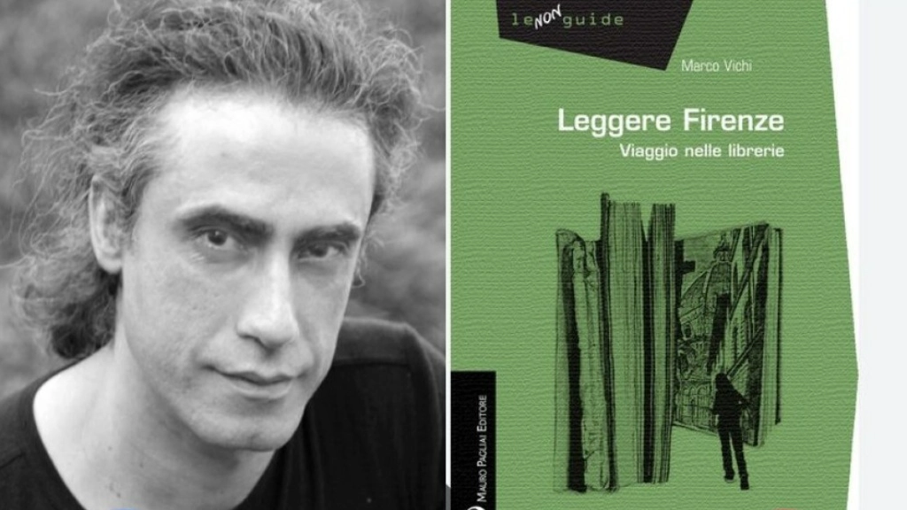 Marco Vichi e la copertina del suo nuovo libro