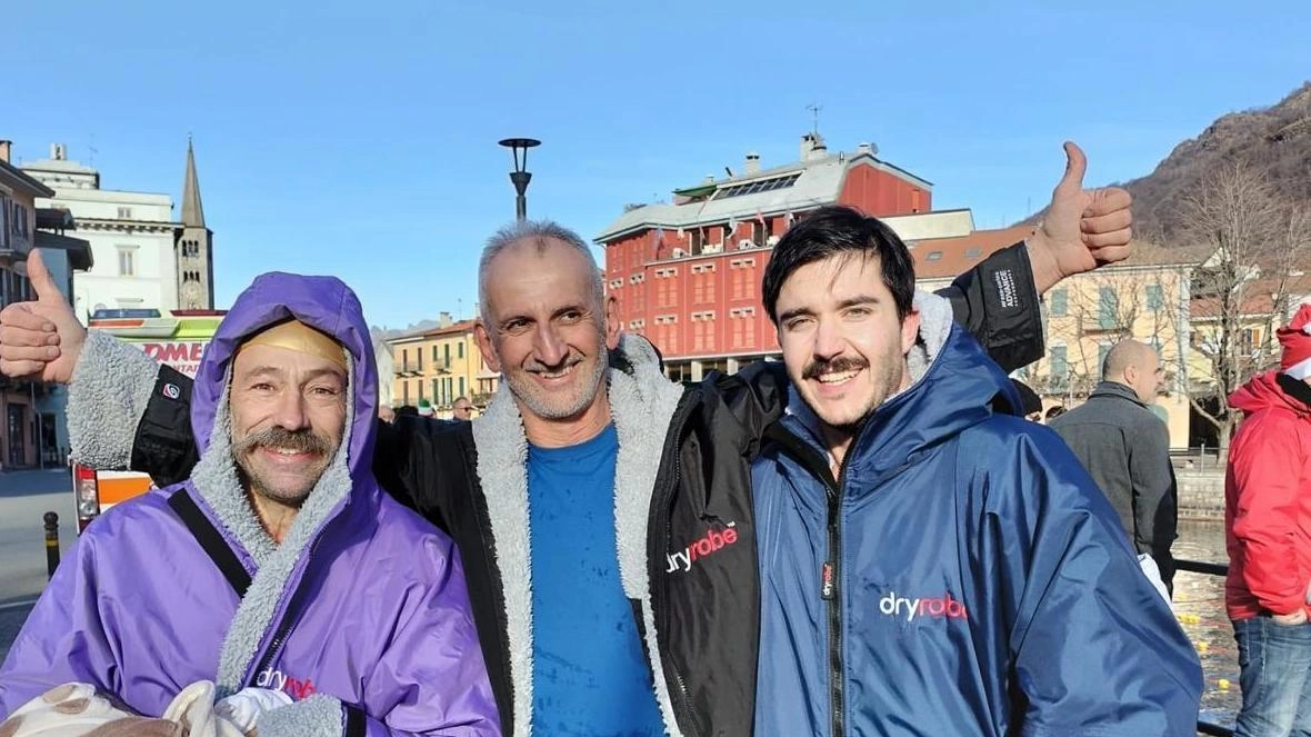 Simone Olivi insieme a Alessandro Giumelli e Mattia Della Biancia Simone Olivi insieme a Alessandro Giumelli e Mattia Della Biancia