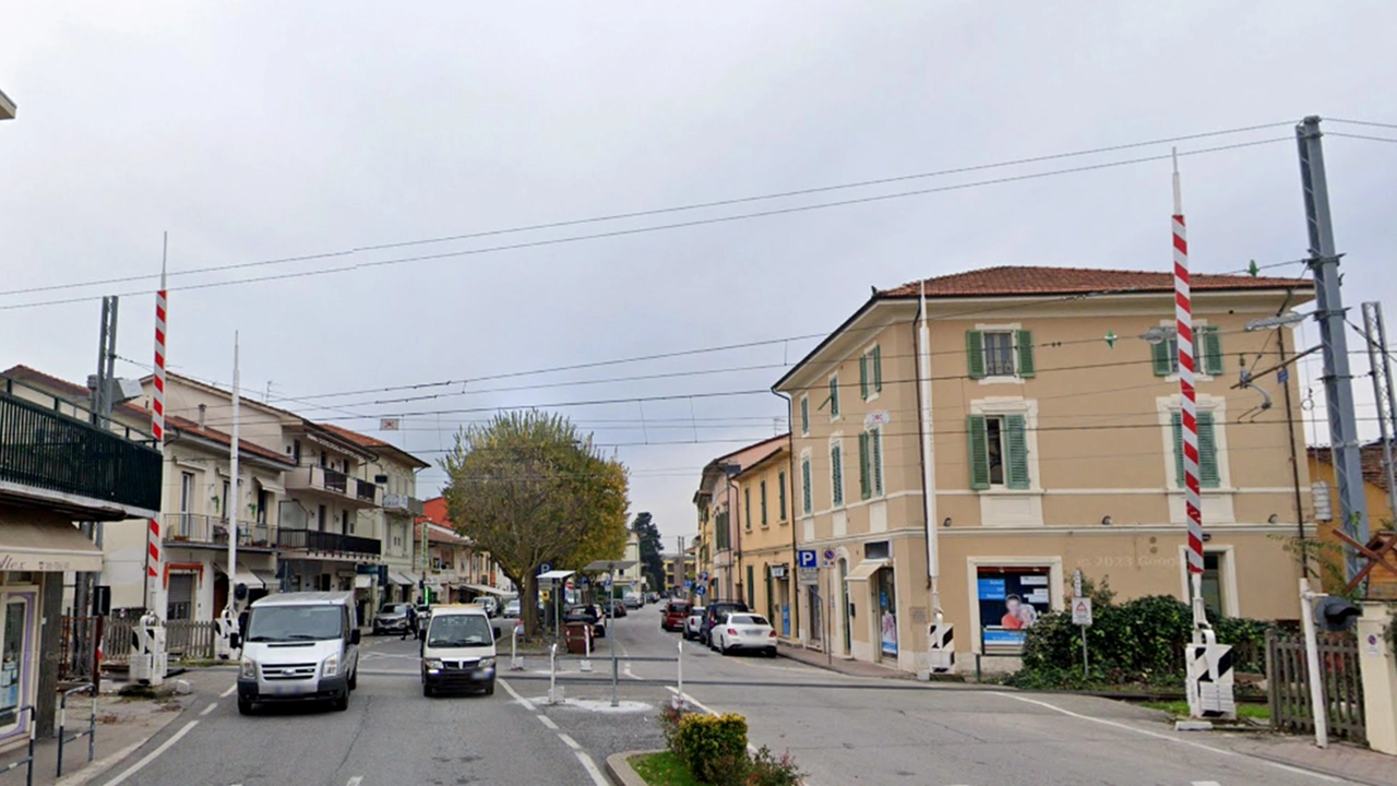 Passaggio a livello di Via Tripoli a Montecatini
