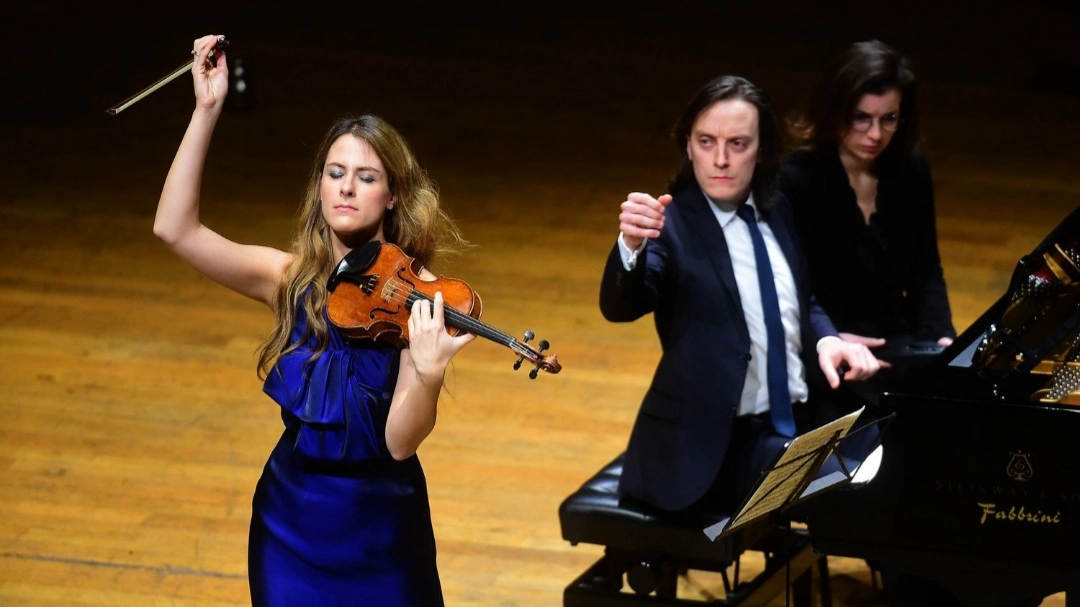 Francesca Dego al violino e Alessandro Taverna al pianoforte