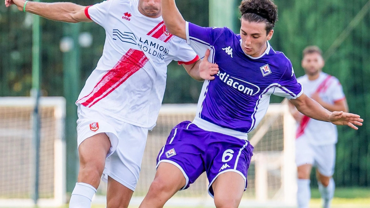 Un momento della gara fra Grosseto e Fiorentina Primavera che si è disputata sabato al Viola Park Un momento della gara fra Grosseto e Fiorentina Primavera che si è disputata sabato al Viola Park