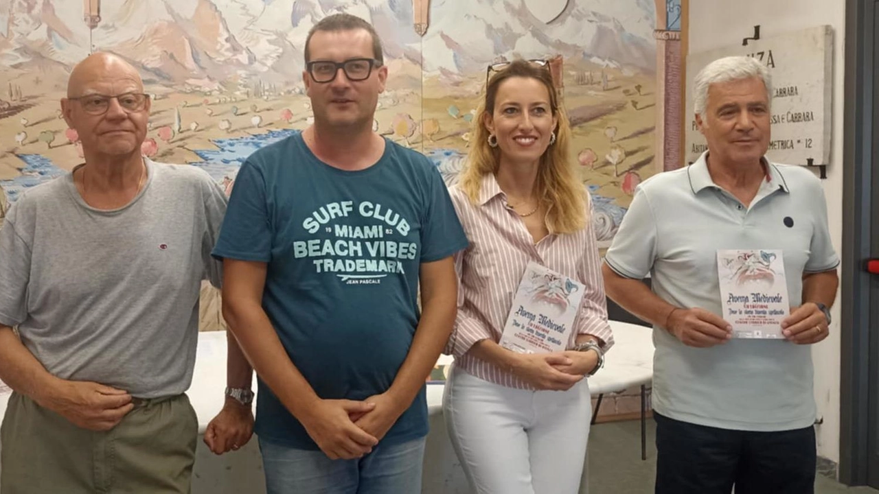 Pietro Di Pierro, Sascha Biggi, Lara Benfatto e Claudio Poletti alla presentazione