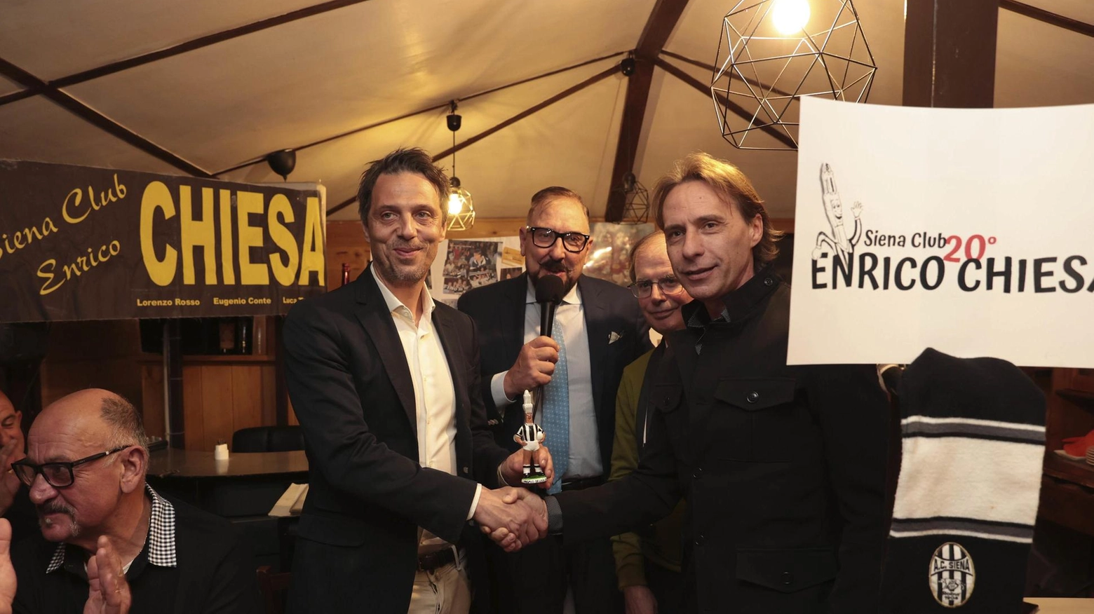 Premio Paolo De Luca anche al ds Guerri e a Fabio Cannoni. Il presidente Rosso: "Mister Magrini? La firma è vicina"