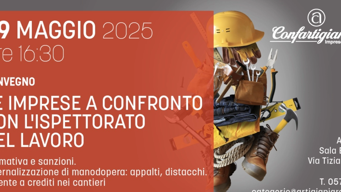 La locandina dell'evento di Confartigianato