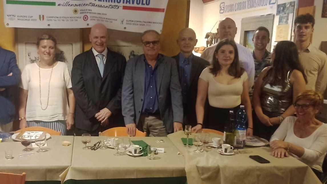 Le autorità presenti alla festa del tennistavolo alla quale ha presenziato anche la sindaca Arrighi Le autorità presenti alla festa del tennistavolo alla quale ha presenziato anche la sindaca Arrighi