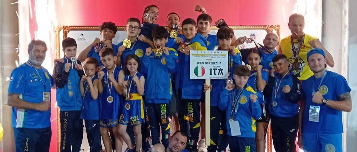 Il Team Martorana trionfa al World Championship C.K.A di arti marziali a Perugia
