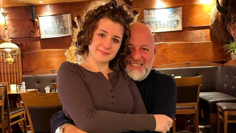 Martina Voce, 21 anni di Firenze, nella foto insieme al padre Carlo Martina Voce, 21 anni di Firenze, nella foto insieme al padre Carlo