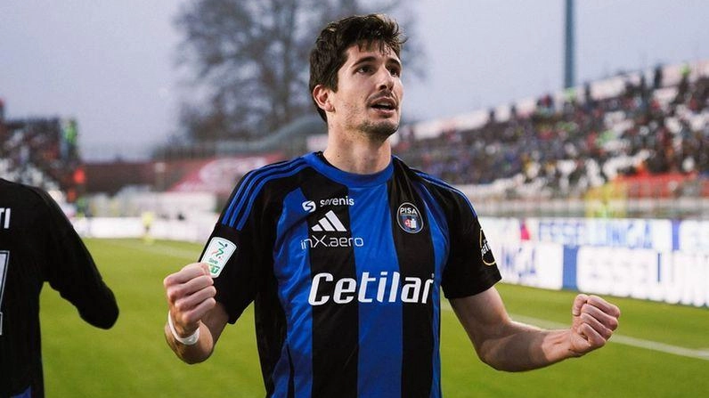 Stefano Moreo, attaccante del Pisa Sporting Club, classe 1993 Stefano Moreo, attaccante del Pisa Sporting Club, classe 1993