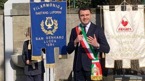Il sindaco Giordano Del Chiaro Il sindaco Giordano Del Chiaro