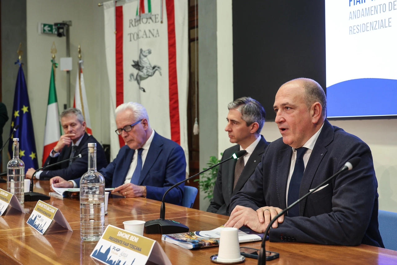 Presentazione Osservatorio Immobiliare Regionale redatto da Fiaip  (Giuseppe Cabras/New Press Photo)