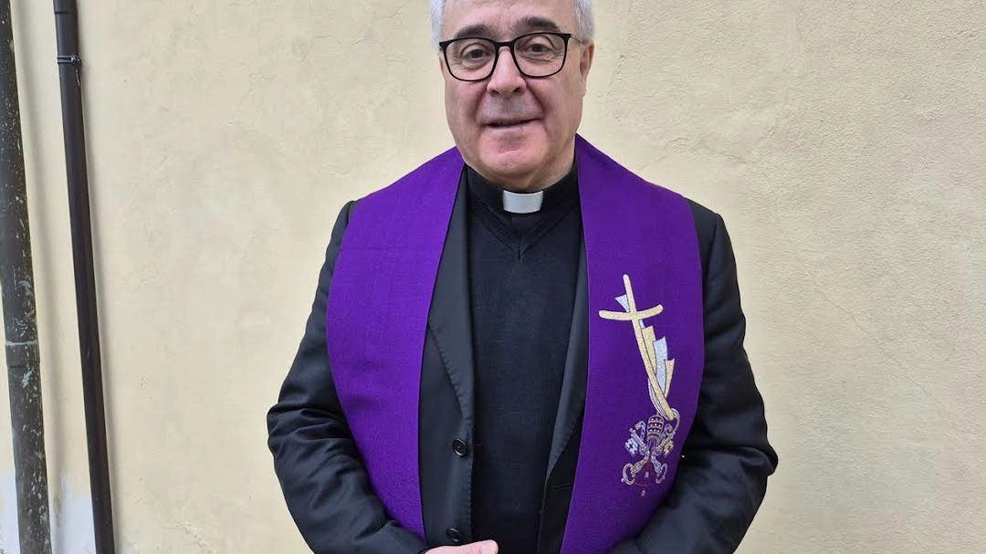 Monsignor Daniele Scaccini, vicario generale della Diocesi di Prato