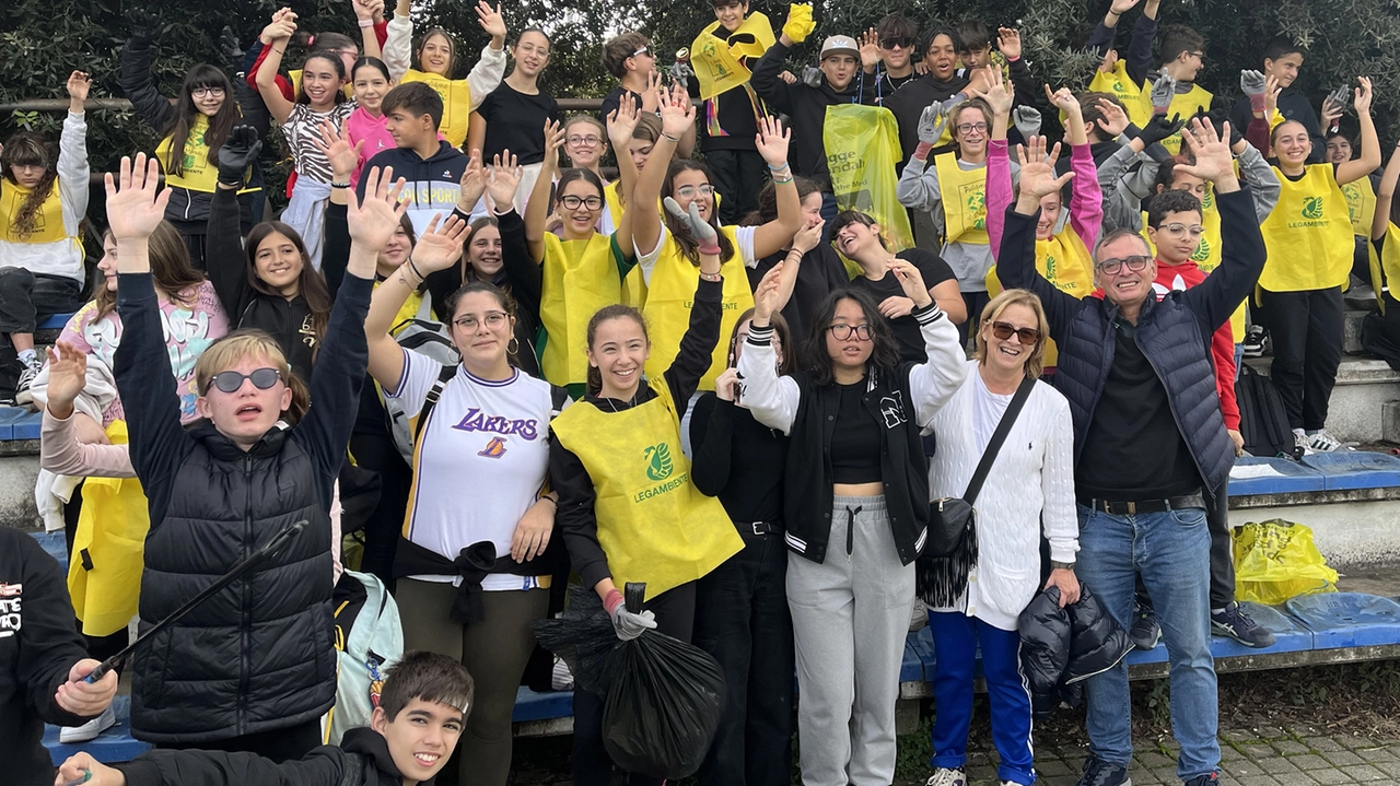 Un momento dell’iniziativa "Puliamo il mondo" che si è conclusa nel Parco di via Giotto a Grosseto Un momento dell’iniziativa "Puliamo il mondo" che si è conclusa nel Parco di via Giotto a Grosseto