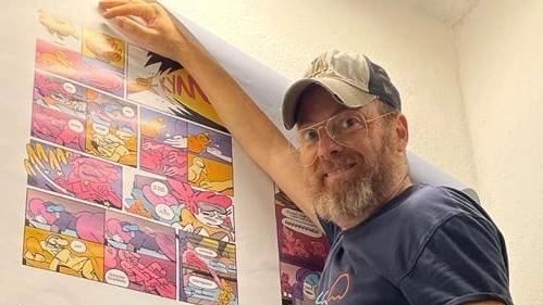 Daniele Marotta, fumettista e animatore della Scuola del Fumetto Daniele Marotta, fumettista e animatore della Scuola del Fumetto